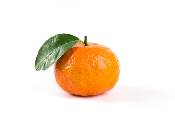 istock Fresh ripe tangerine  isolated on white background 1362040142