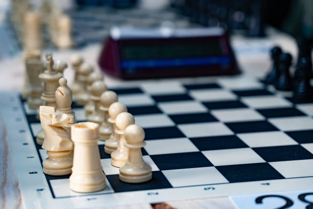 istock Chess tournament in progress. Concept of strategic and intelligence 1362045365