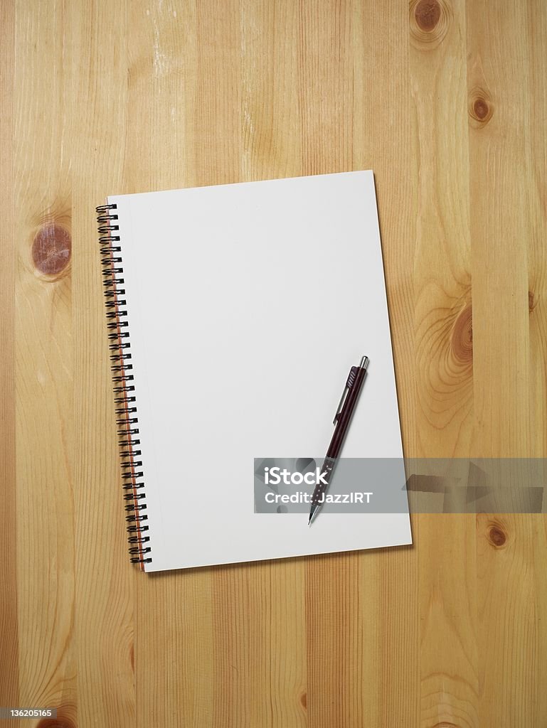 Cuaderno vacío - Foto de stock de Abierto libre de derechos