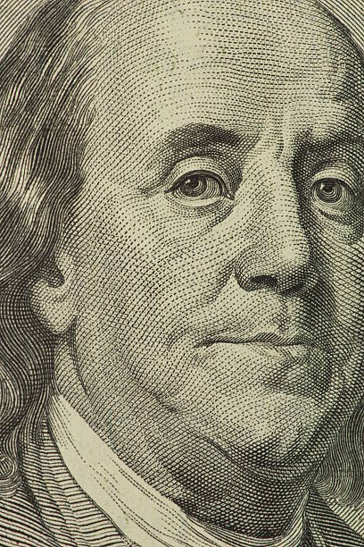istock face of Ben Franklin 136206465