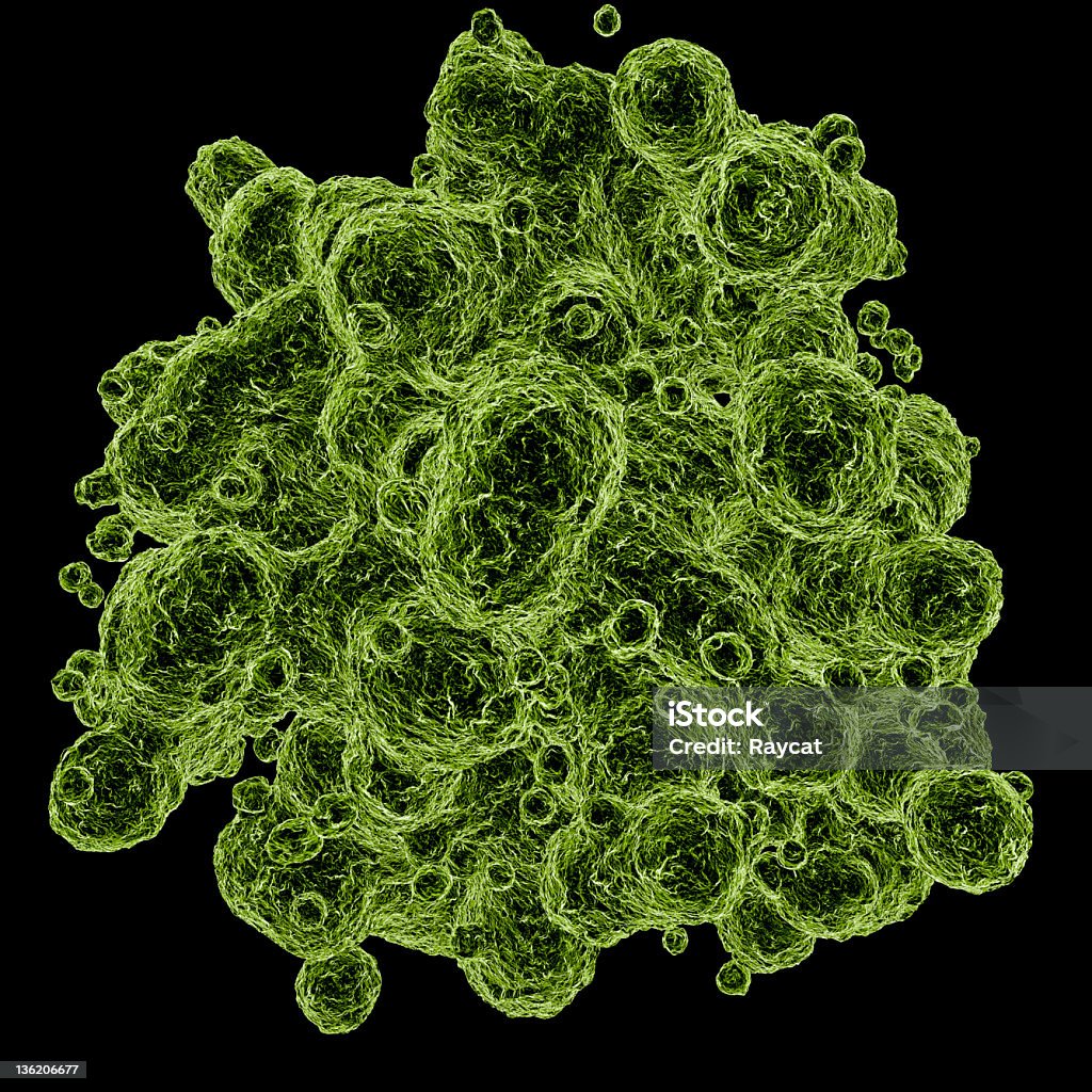viruscell verde - Foto de stock de Bacteria libre de derechos