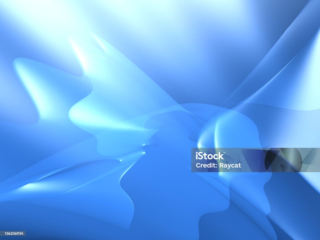 Azul ondas - Royalty-free Arte Foto de stock