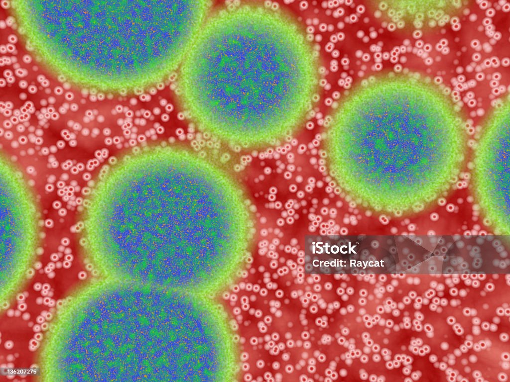 Cellules de Virus - Photo de Bactérie libre de droits
