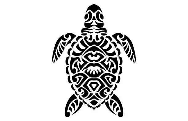 Vector illustration of turtle