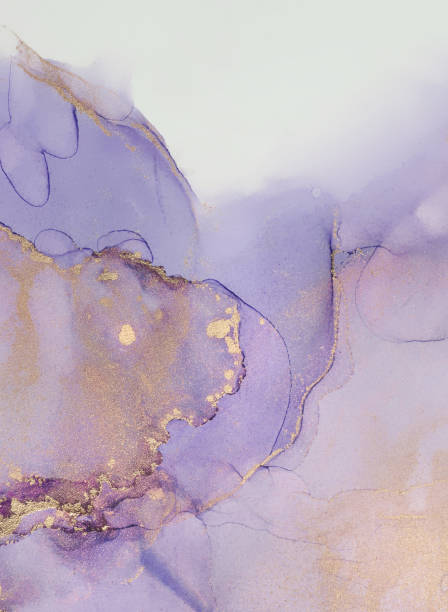 istock Background, texture. Original painting with alcohol inks 1362094083
