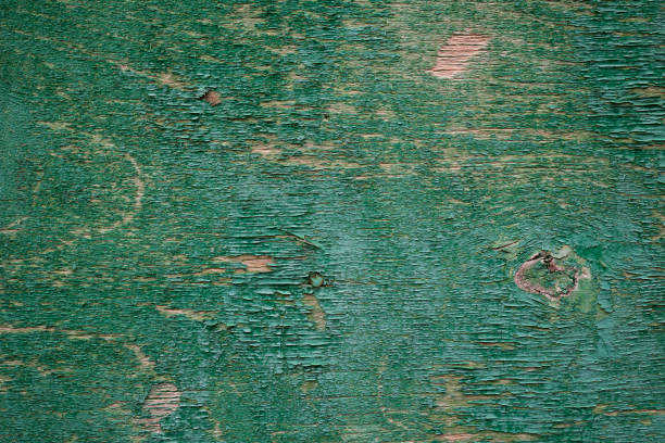 peeling paint on wooden surface , texture background