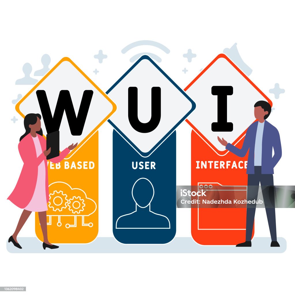 Wui Web Based User Interface Acronym Stock Illustration - Download ...