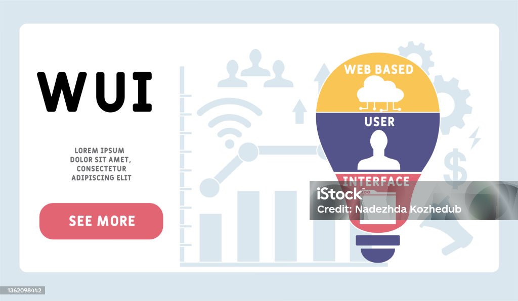 Wui Web Based User Interface Acronym Stock Illustration - Download ...