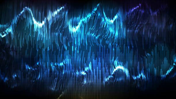 istock abstract futuristic technology background of blue random bar city block data 1362099257