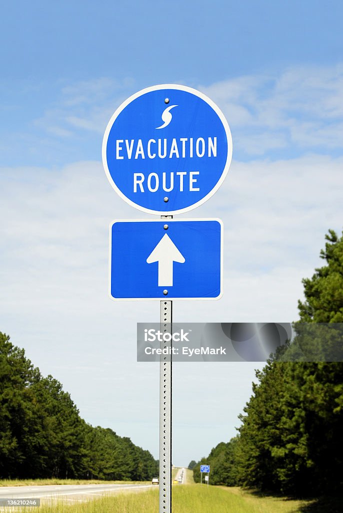 Furacão Rota de evacuação - Foto de stock de Preparação royalty-free