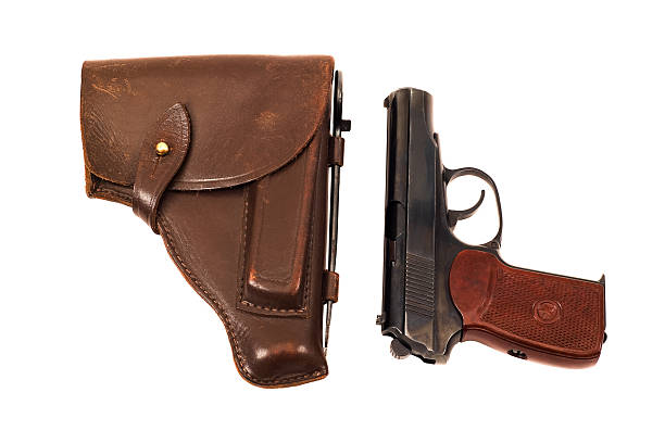 istock Handgun and holster 136210289