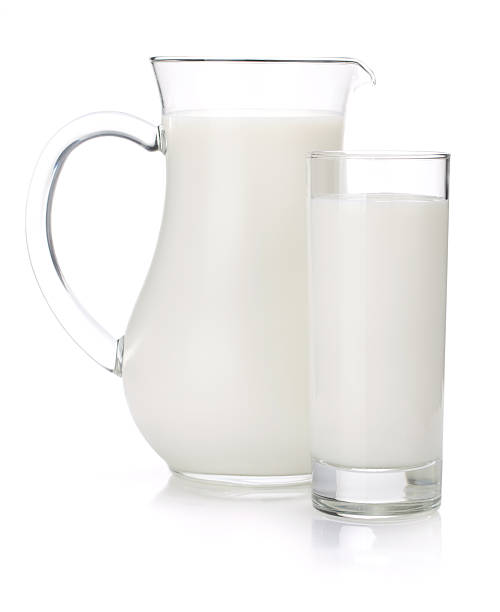 istock Milk jug and glass 136210463