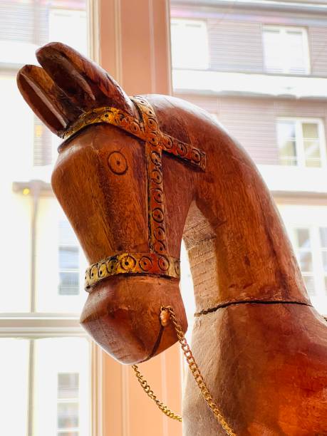 istock Horse head, rocking horse 1362106347