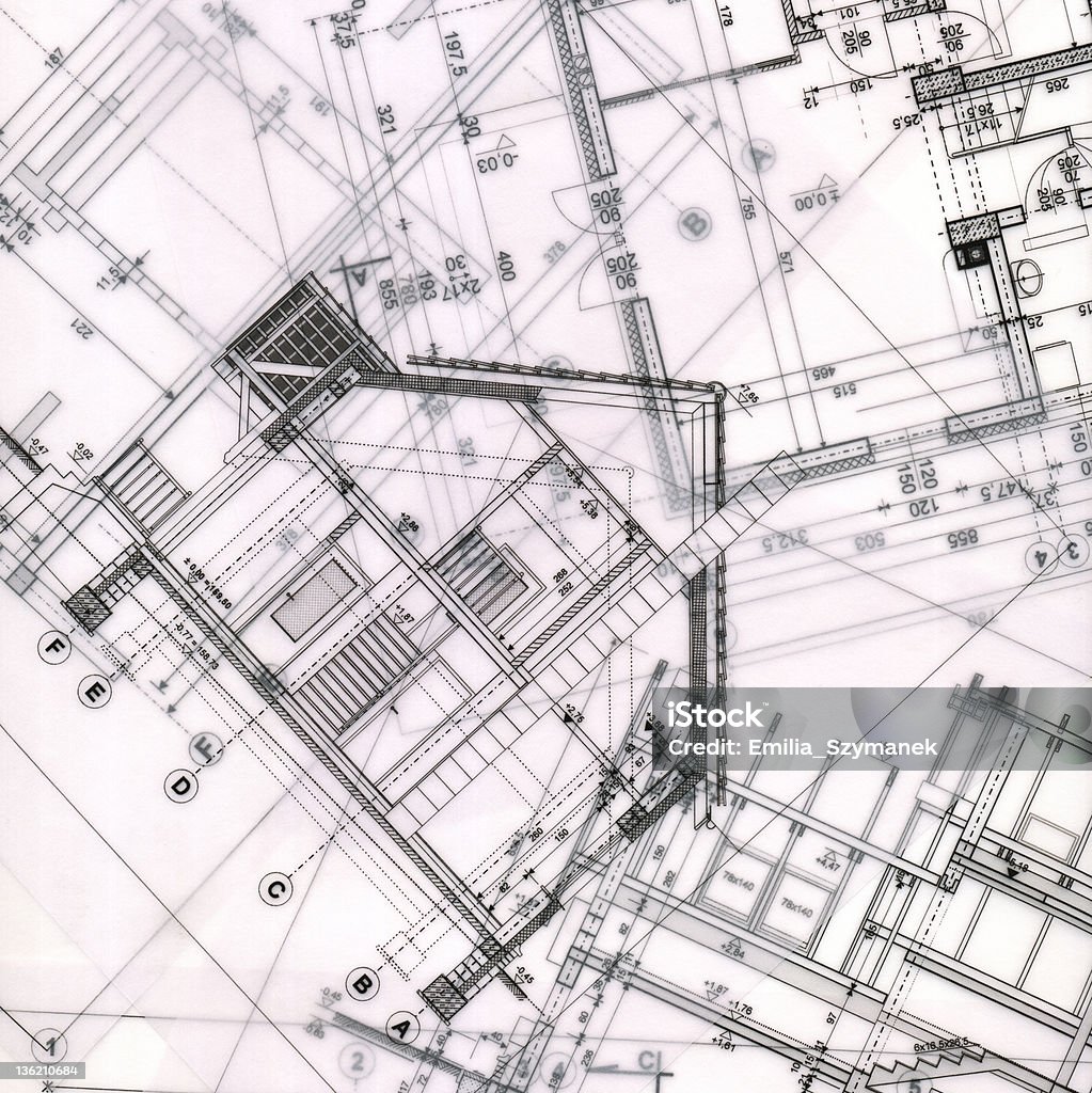 Werkzeuge im Hintergrund - Lizenzfrei Architektur Stock-Foto