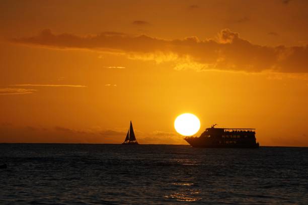 istock Sunset in Waikiki 1362110004
