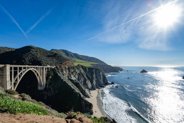 istock Bixby Creek Bridge and California coastline 1362121579