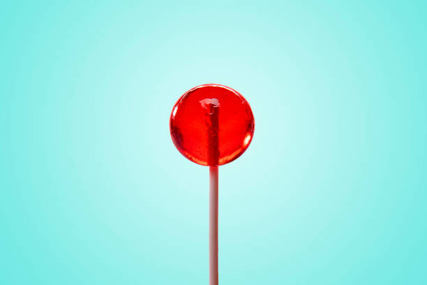 This is a fun bright colorful Red large lollipop