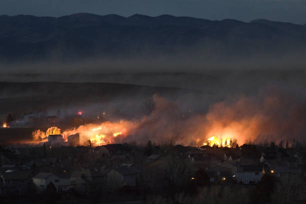 High winds 80 to 100 miles per hour fueled apocalyptic wild fires which tore across open grasslands and through homes in Superior, Colorado off highway 36. Power was cut to 34,000 homes and over 30,000 residents were forced to evacuate. Over 1,000 homes and businesses were destroyed by the Marshall fire outside Boulder, Colorado which was sparked by downed power lines in high winds on December 30, 2021.