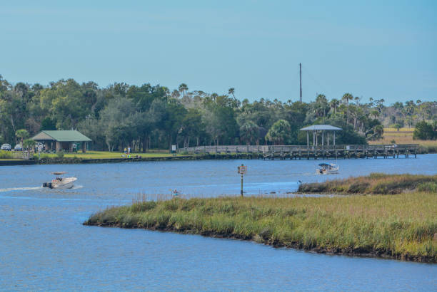 istock Crystal River has natural springs feeding it. Crystal River Preserve State Park is in Citrus County, Florida 1362141493