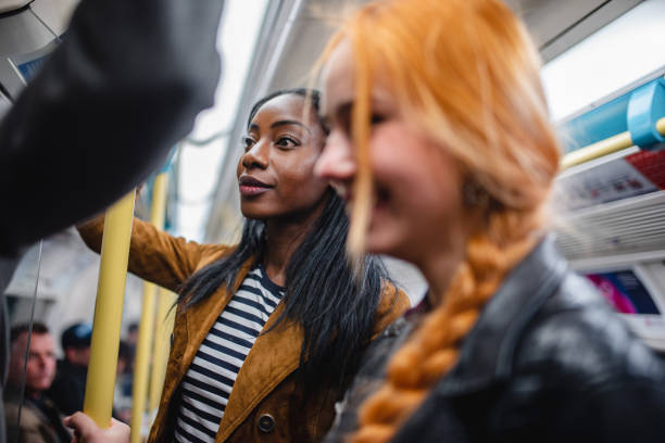 istock Black and redhead woman commuting with London Underground 1362142469