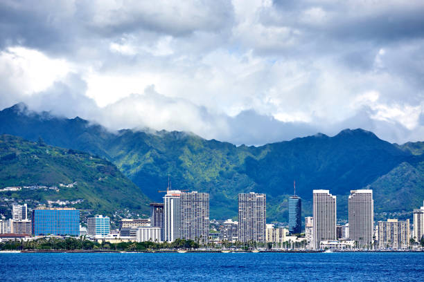 istock Hawaii Cityscape and Coastline, USA 1362155417