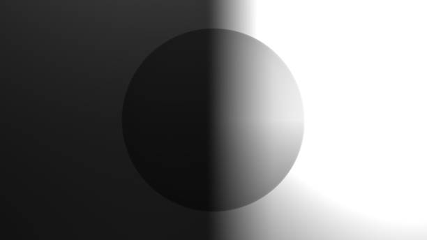 istock Black and white background. Monochrome wallpaper design. Empty black and white. Concept black and white 3D renderer. 1362162887