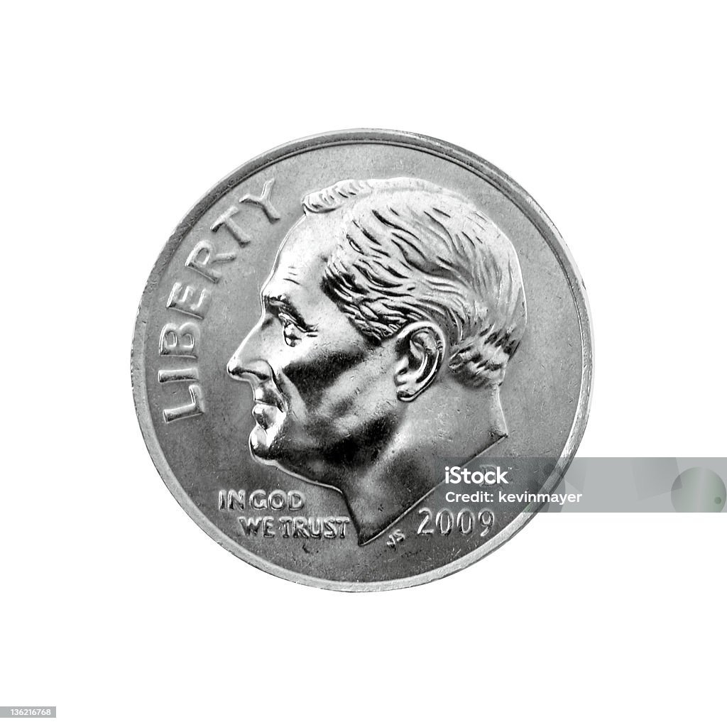 미국 10 센트 - 로열티 프리 10 센트 스톡 사진