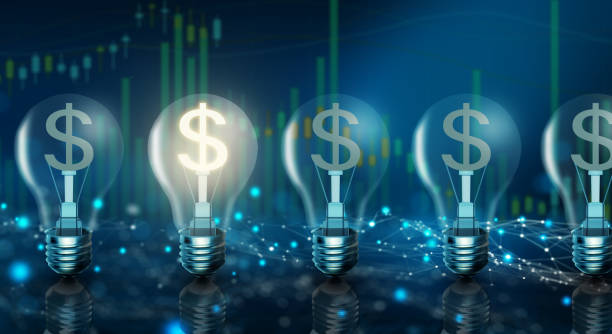 istock Money making idea and Growth of dollar exchange rate Concept. 3D Render. 1362169618