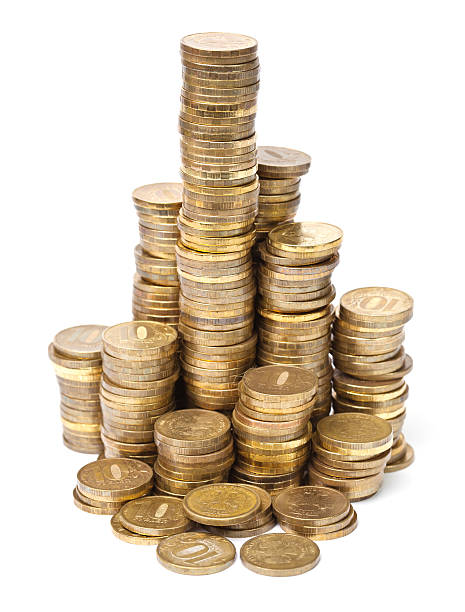 istock Stacks of golden coins 136217512