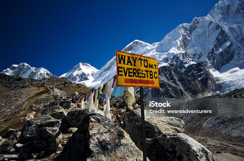 エベレストを - アジア大陸のロイヤリティフリーストックフォト