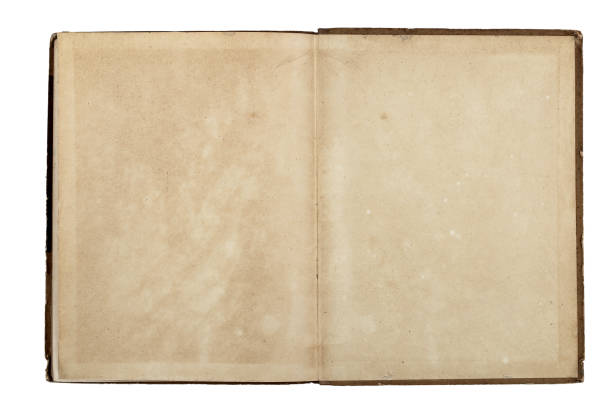 istock yellow stained paper, texture, old sheets from a book, isolate on a white background 1362181624
