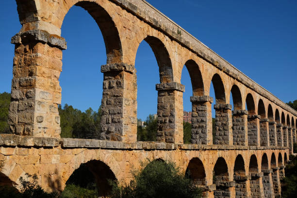 istock sunset at the Pont del Diable in Tarragona 1362186012