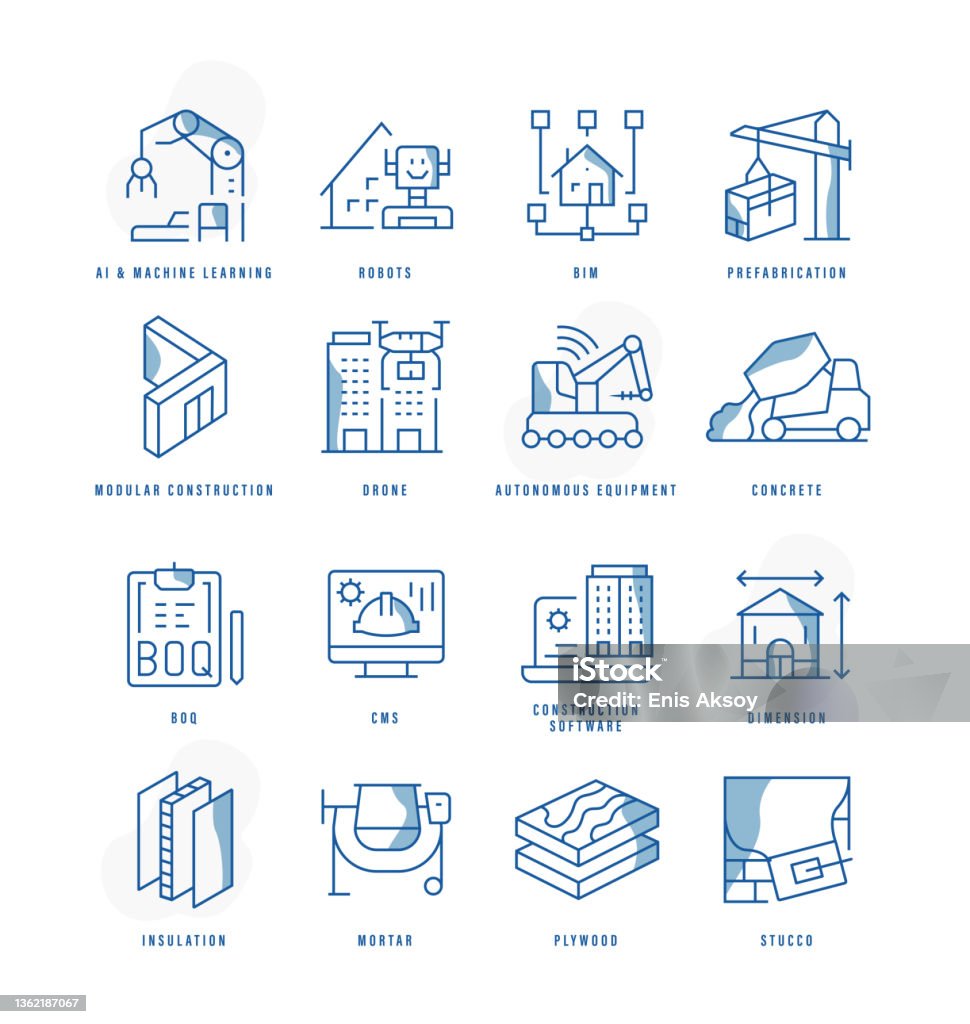 Biểu Tượng Công Nghệ Xây Dựng Hình minh họa Sẵn có - Tải xuống ...