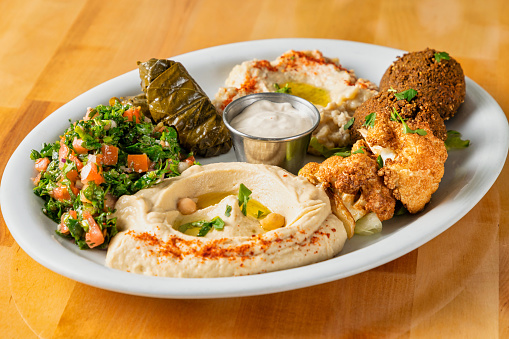 Lebanese Food on a plate