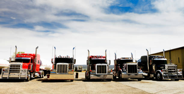 istock Convoy Truck, California. 1362191215