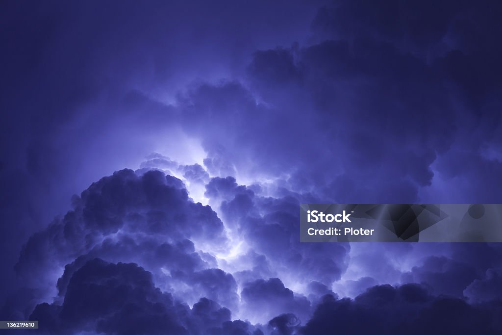 Verträumten Wolken - Lizenzfrei Gewitterblitz Stock-Foto