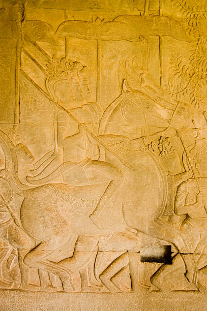 istock Three horsemen, Angkor Wat, Cambodia 136219765