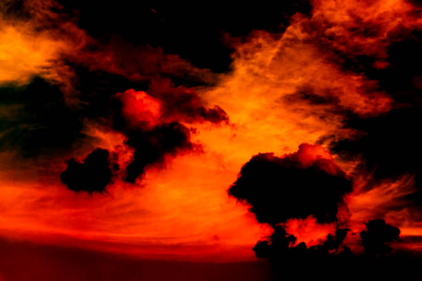 istock Background Or Backdrop Design Of Fire In Night 1362198685