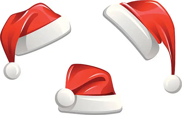 Vector illustration of Santa Claus Hat