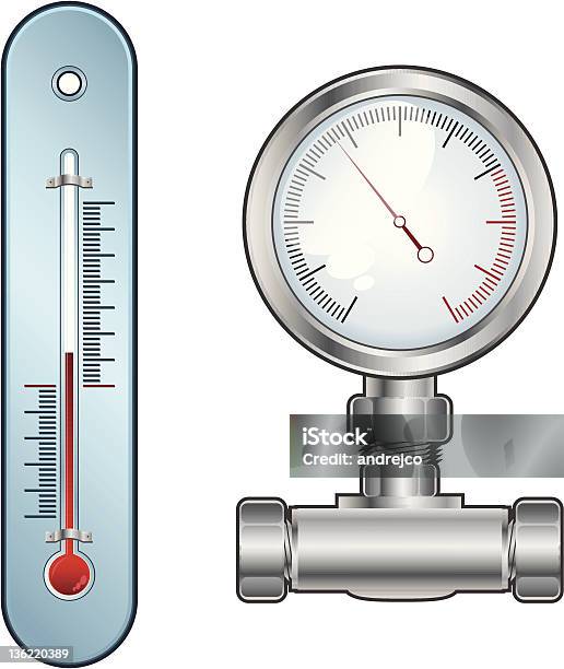 Os Termómetros - Arte vetorial de stock e mais imagens de Balança - Instrumento de Pesagem - Balança - Instrumento de Pesagem, Calor, Crescimento