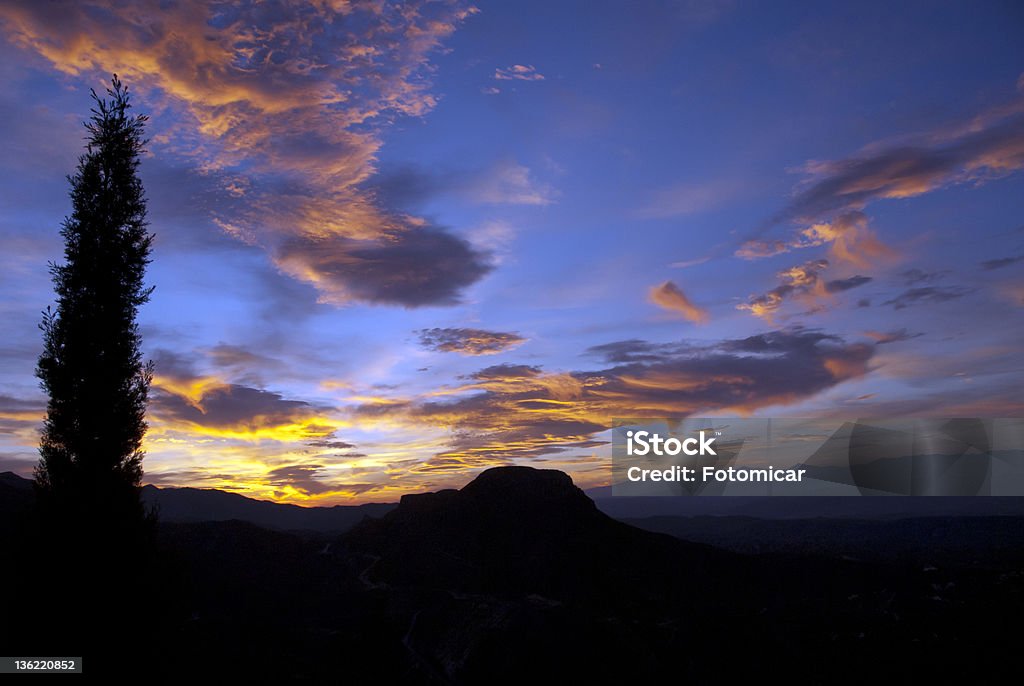 Sunset at Sierra Cabrera Sunset at Sierra Cabrera, near Mojacar, Almeria Province, Andalusia, Spain Almeria Stock Photo