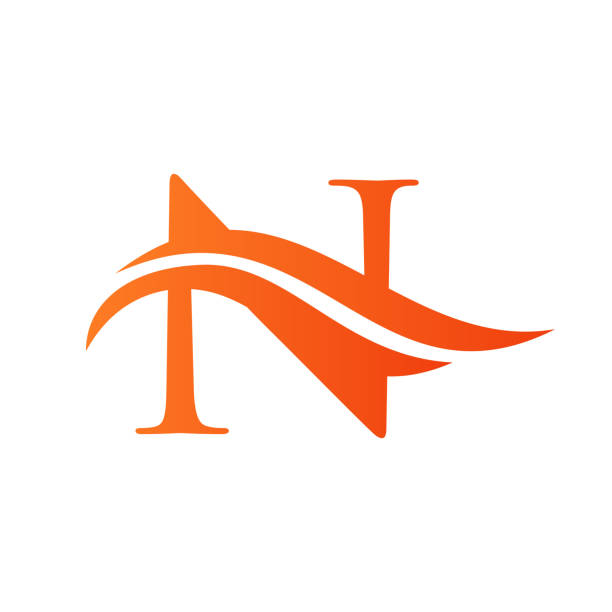 istock Letter N Logo Icon Design. Letter N Wave Sign Modern, Flat And Minimalist Business Logo Template 1362209591