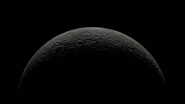 istock Moon surface rotation with a lot of crater 1362215167