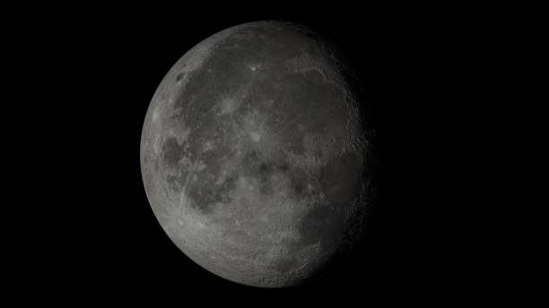 istock Moon surface rotation with a lot of crater 1362215260