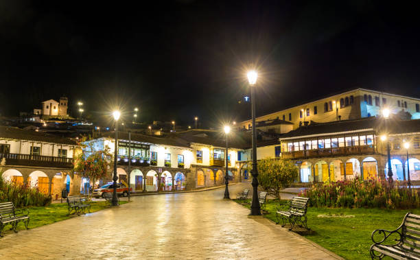 istock Central Square of Cusco in Peru 1362217958