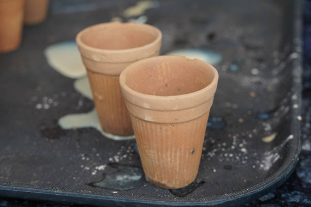 istock a cup of kulhar tea images HD 1362224711