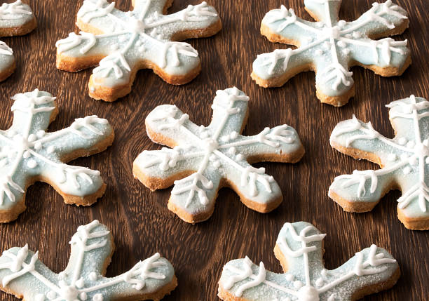 christmas snowflake cookies
