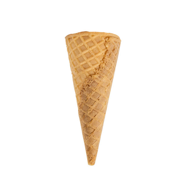 istock Ice cream cone isolated on a white background. 1362232345