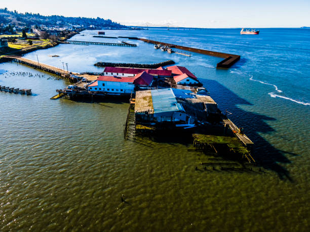 istock Dilapidated cannery in Astoria, Oregon 1362233534