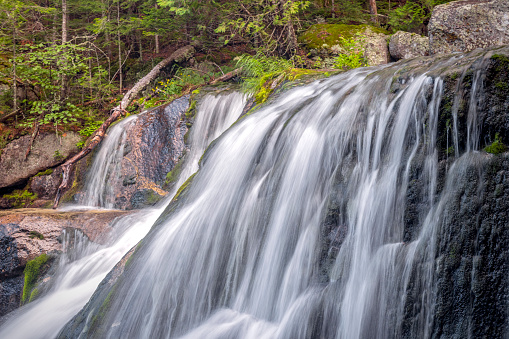 Katahdin Stream falls, Baxter State Park, Maine.